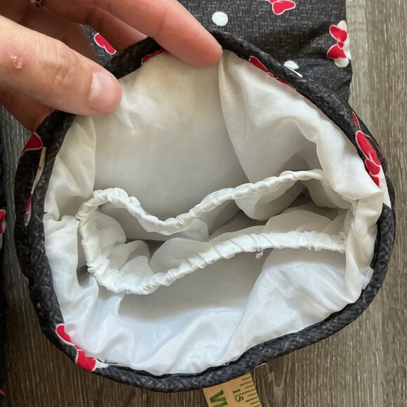 Girls 6X Disney Minnie Mouse Snow Pants Adjustable Bibs Gray Pink - Picture 8 of 11